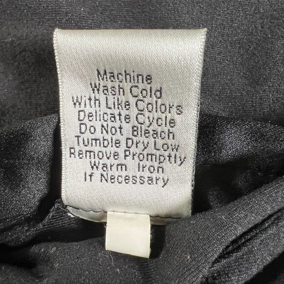 CAbi Zipper Hooded Seamed‎ Vest Black Size Medium Goth Witchy Steampunk Cyber - Picture 6 of 7